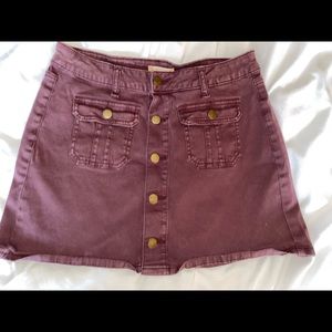 Mauve skirt